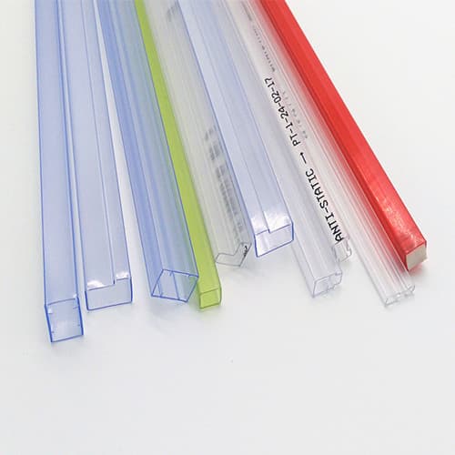 See_through plastic tube IC Antistatic Tubes for shipping plastic tube packaging